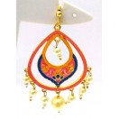 Meenakari Minakari Enamel Jhumka Jhumki Handmade Earrings Jewelry Drop Long E2